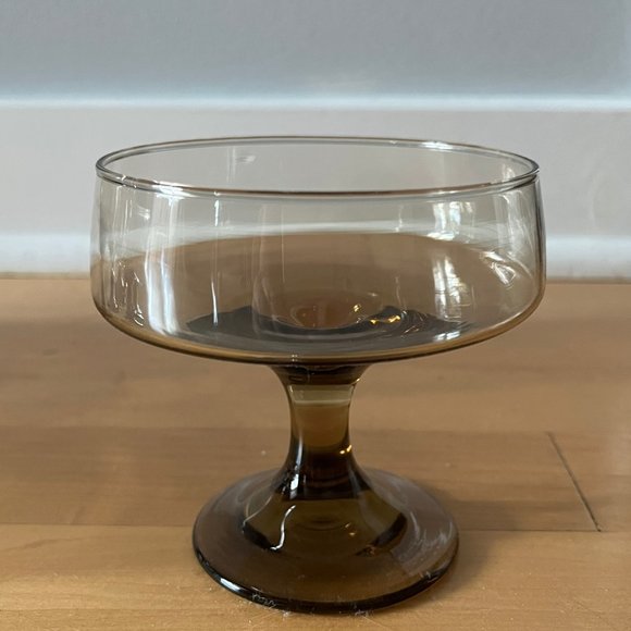 Vintage Libbey Tawny Coupe Set of 4 - Plus 2 Tall Water Goblets - Picture 2 of 5